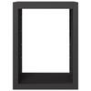 VidaXL Portant de bois de chauffage noir 60x40x80 cm acier, magasin de bûches, porte-bûches de cheminée, support de bûches, 850996