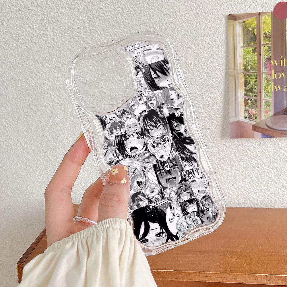 Ae81 Hentai Harajuku Anime Girl art Защитные чехлы для телефонов для Samsung S23 S24 Ultra A55 A14 A25 Infinix Hot 40 Pro Tecno Spark 20 Wave Задняя крышка из ТПУ
