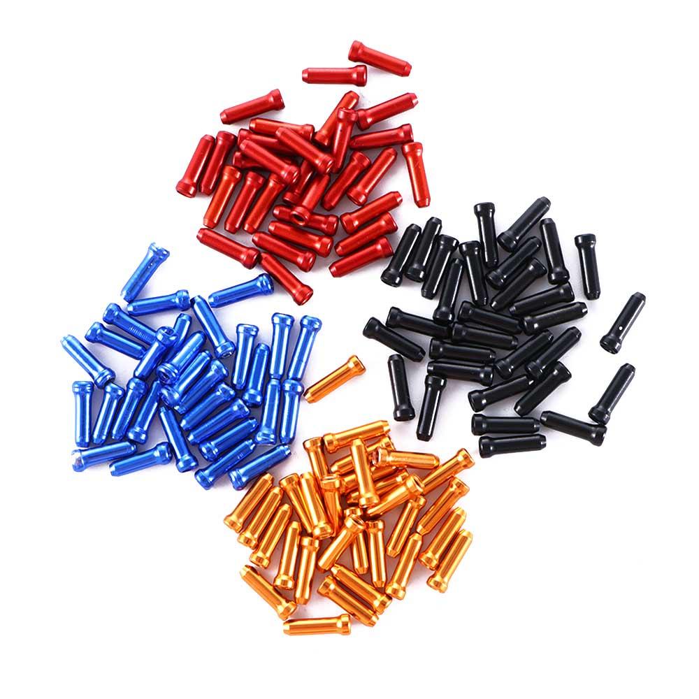 Shift Cables Colorful Inner Cable Tips Cables End Caps Bicycle line tail cap Brake Shifter