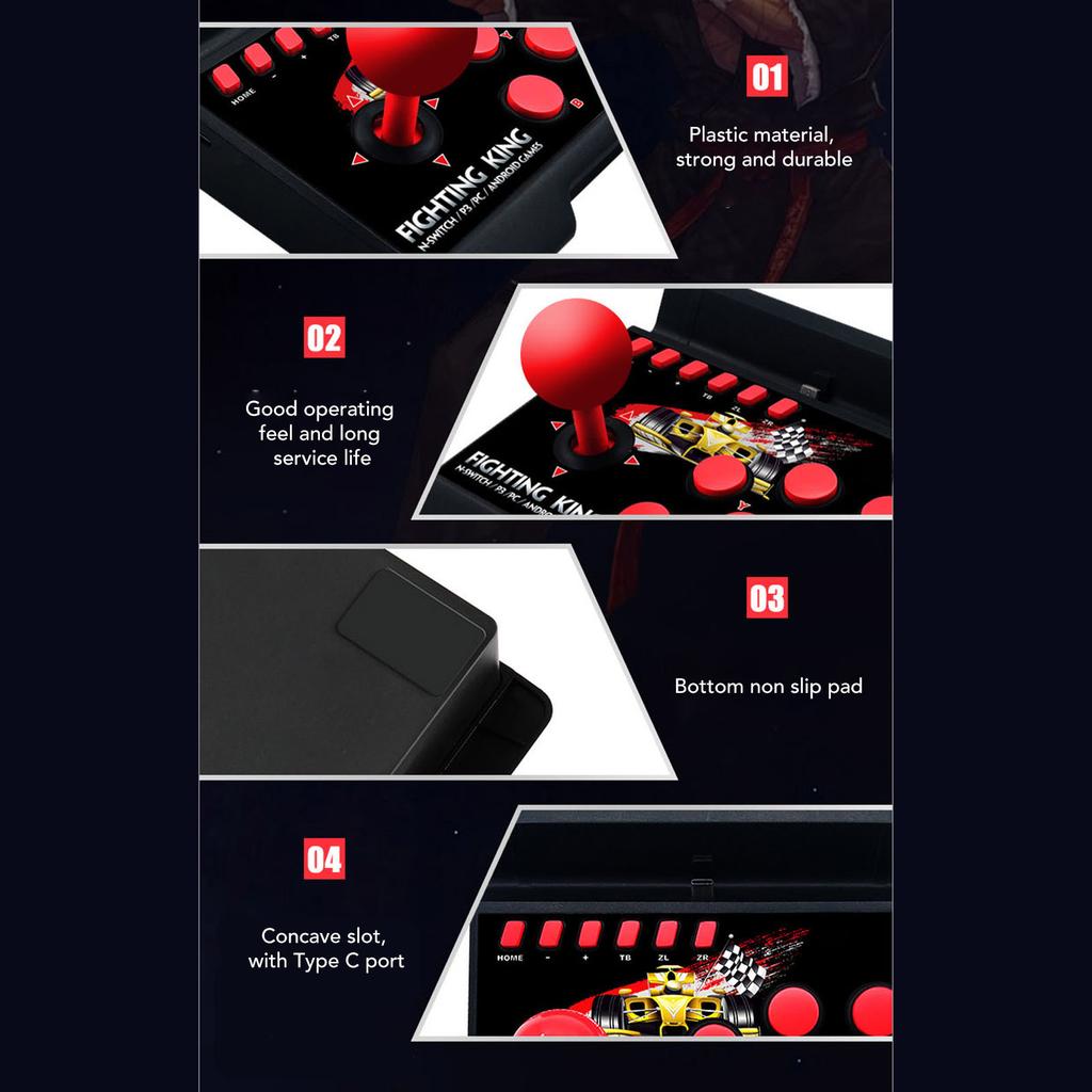 4 в 1 3 метра проводной игровой контроллер сферический джойстик 6 кнопок управления USB кабель геймпад для