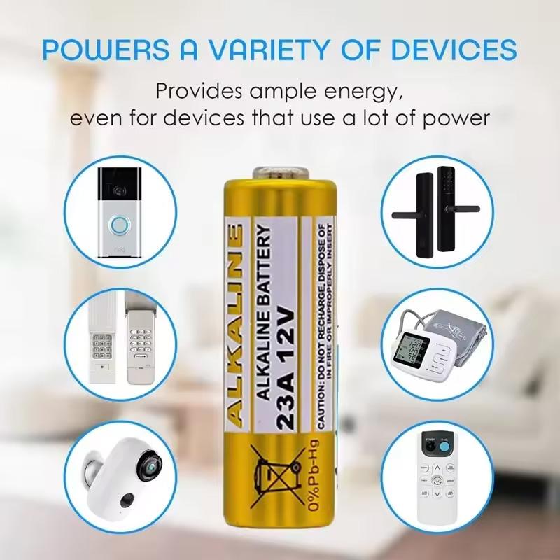 A23 23A 12V Alkaline Battery 23GA A23S E23A EL12 MN21 V23GA GP23A MS21 LRV08 For Doorbell Remote Control Electric Toy Carded