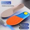 Men's Breathable Sports Insoles: Lightweight, Elastic, Sweat and Shock-Absorbing for Long-Lasting Comfort