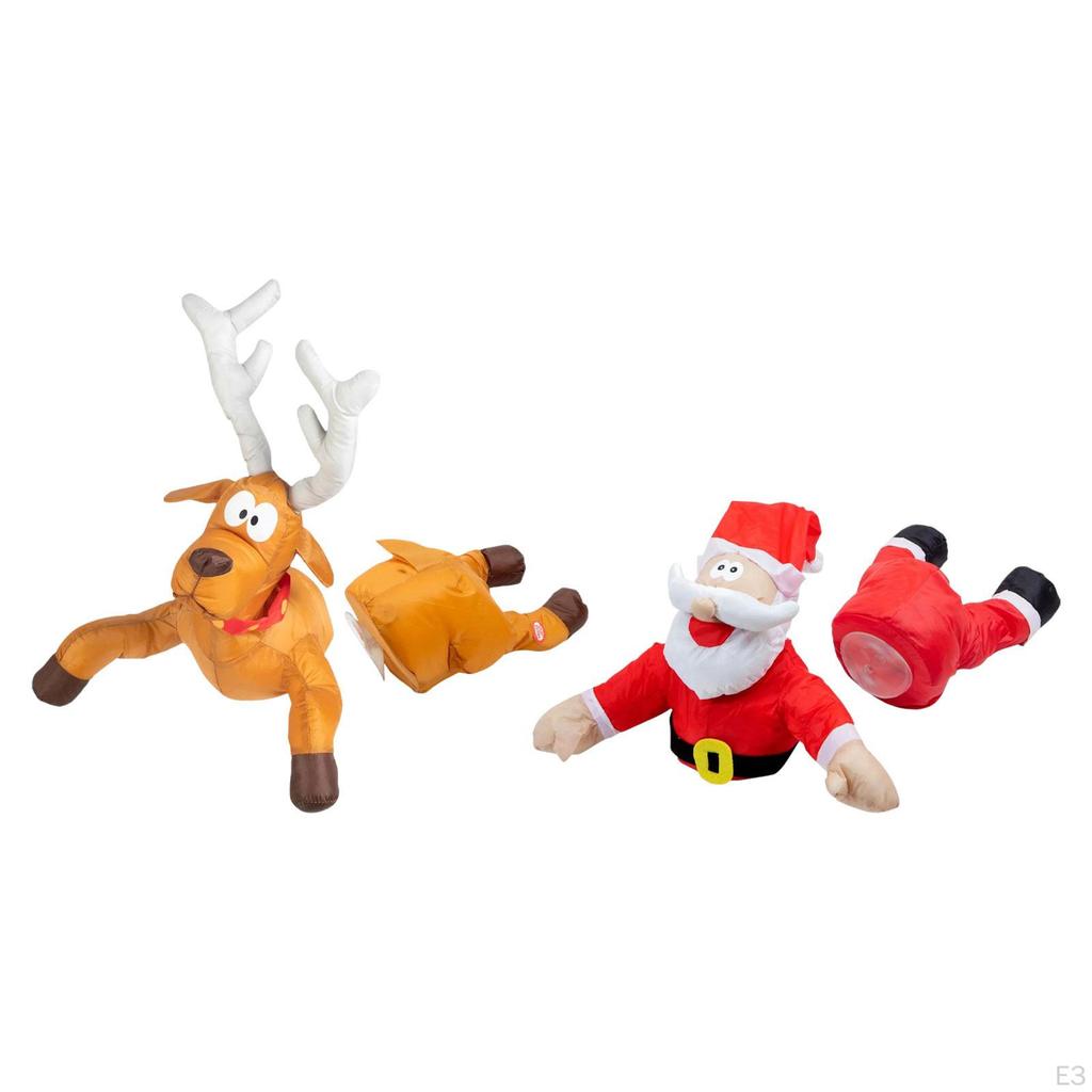 Christmas Window Decoration Ornament Decorative Cute Gift Decor Props for Office Bar Party