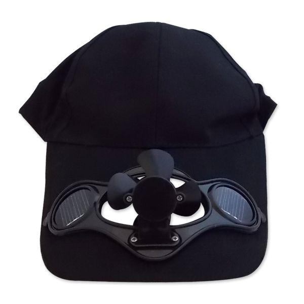 Охлаждающая крышка с солнечным вентилятором и двумя красными солнечными панелями