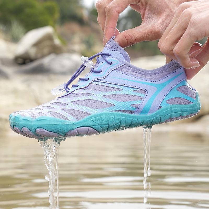 Outdoor Men's Creek Shoes Five-finger Wading Beach Shoes Barefoot Shoes Swimming Shoes Women's Wide-headed Shoes Surf Rafting Shoes
