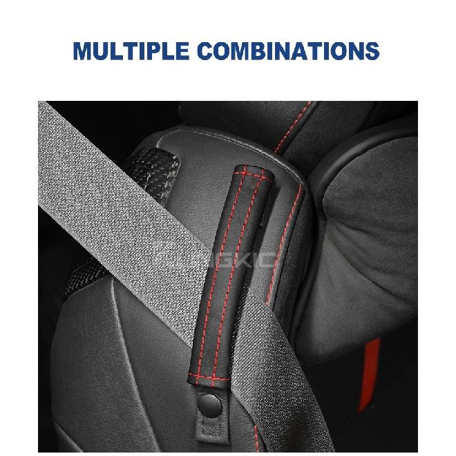 1Pair Car Seat Back Belt Cover For Subaru BRZ Toyota GR86 2012-2019 2020 2021 2022 2023 2024 Car Interior LHD RHD Accessories
