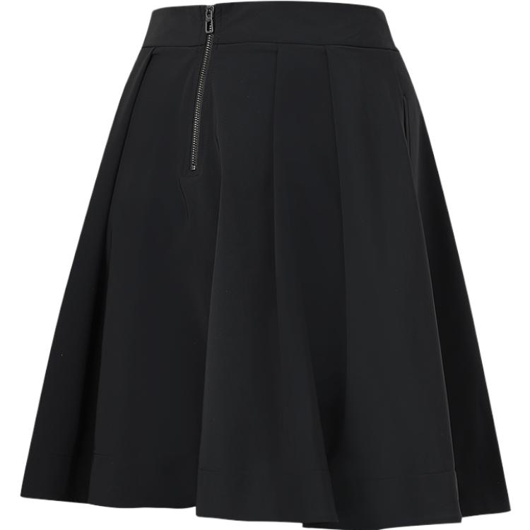 Fila 2023 Autumn New Simple Loose Woven Golf Skirt Women Skirts Deep-Black A11W335308F-BK