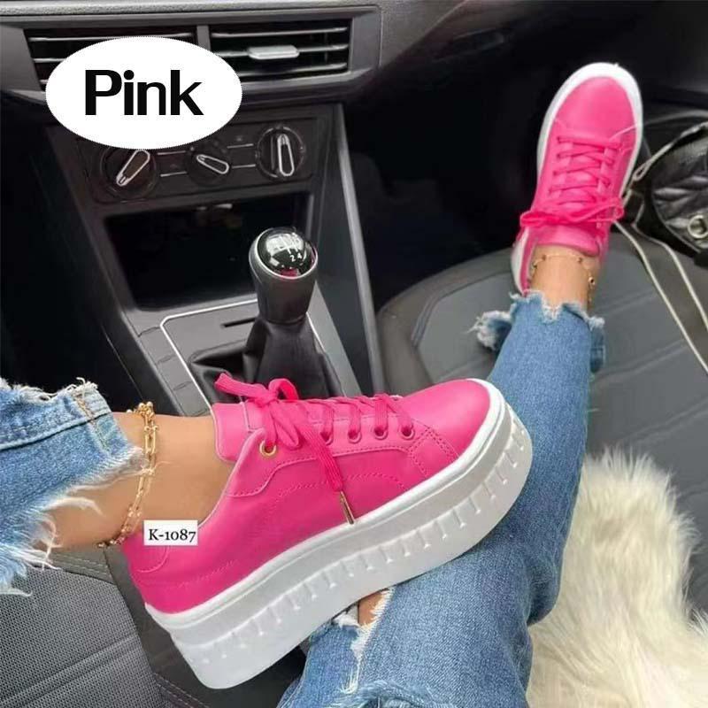 Новые женские модные кроссовки на платформе, туфли на шнуровке, женская обувь, кроссовки на танкетке для женщин, женская обувь