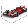 High-Tech 1380Pcs Formula F1 50cm Supercar Model Building Block Gift For Kids For Adult