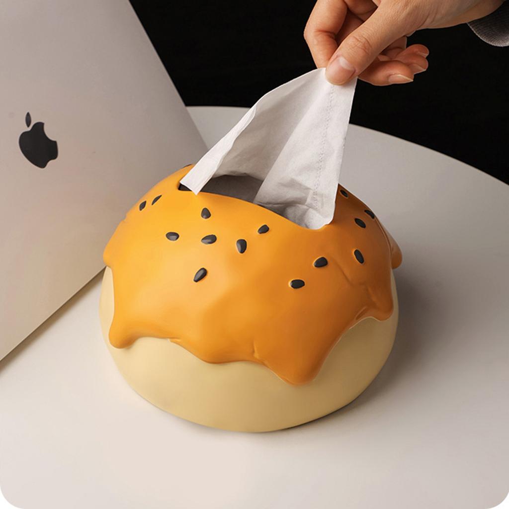 Creative Cartoon Egg Yolk Crisp Tissue Box Valentine's Day To Send Objects Home Living Room Bedroom Decoration