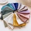 Solid Color Small Square Scarf Silk Scarf Women'S 70 * 70 Plain Color Simple And Versatile Season Professional Bank Flight Attendant Small Collar