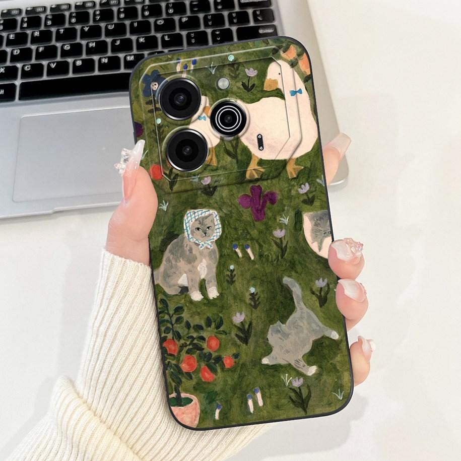 For Tecno Pova 6 Pro 5G 2024 Case LI9 Camera Lens Protective Cover Cute Panda Cartoon Soft Bumper For Tecno Pova 6 Pova6 5G Capa