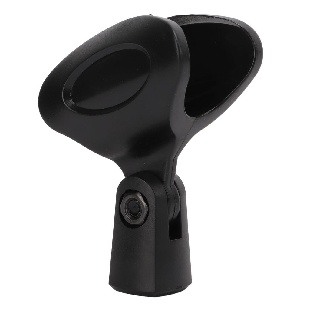Mic Stand Clip R7 Microphone Holder Mount Adjustable 5 8in Screw Hole Plastic for Wired Wireless Mic