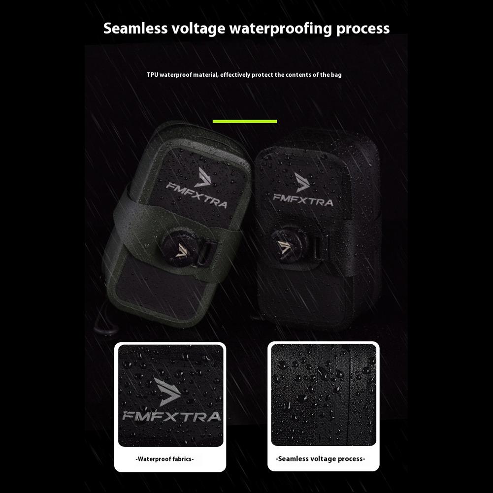 Велосипедная сумка под сиденье, велосипедная нарамная сумка на ремешках, замок-кнопка, велосипедная сумка, водонепроницаемая велосипедная подседельная сумка для горных и шоссейных велосипедов