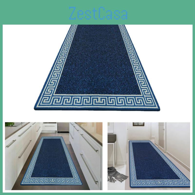 New Chinese-style Geometric Rug For Kitchen And Bedroom Anti-skid And Easy To Clean