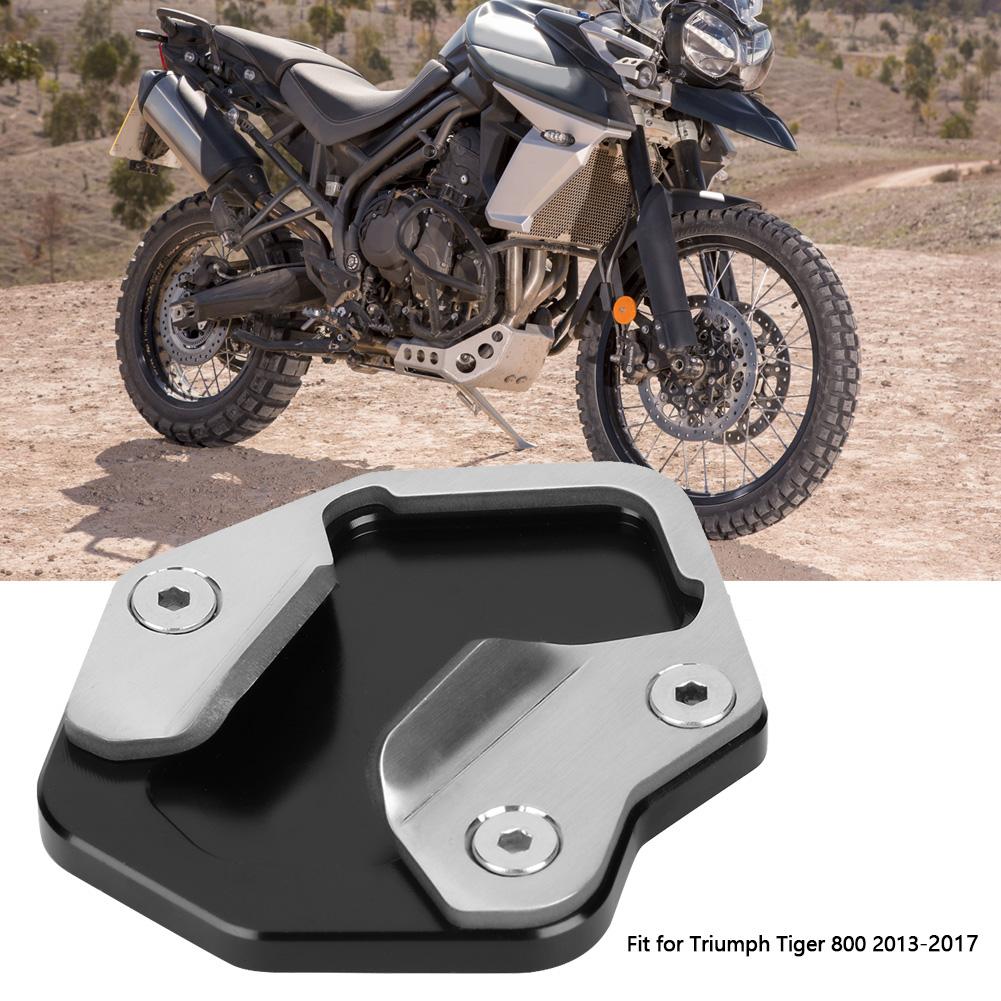 Алюминиевая подставка боковая для мотоцикла с ЧПУ, удлинитель, расширитель, подходит для Triumph Tiger 800 2013 2017
