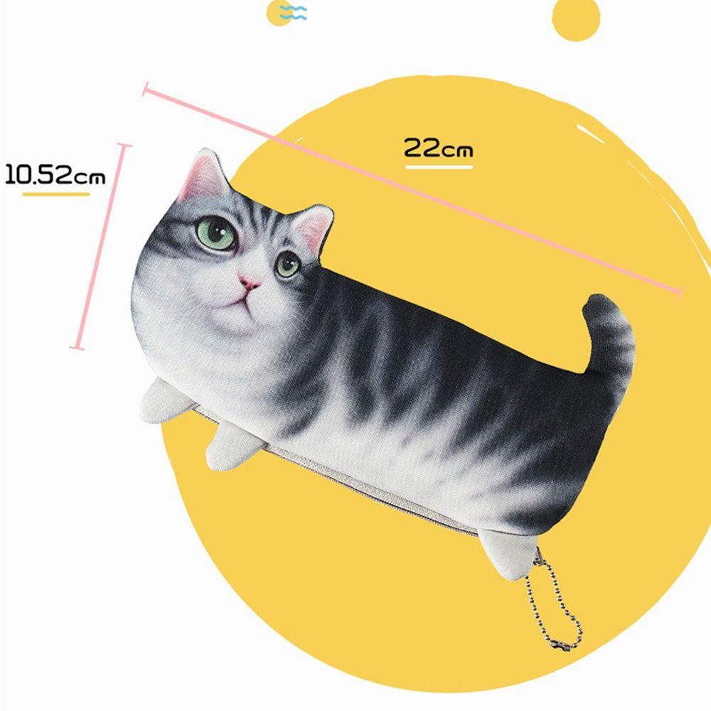 Funny Large Capacity Learning Office Supplies Pen Storage Stationery Bag Pencil Case Pen Bag