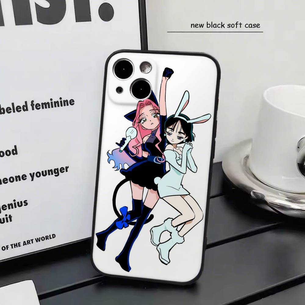 Чехол для телефона Sua And Mizi Music Cartoon A-alien S-stage Силиконовый Мягкий Для IPhone 17 Air 16 15 14 13 12 11 Plus Pro Max Plus