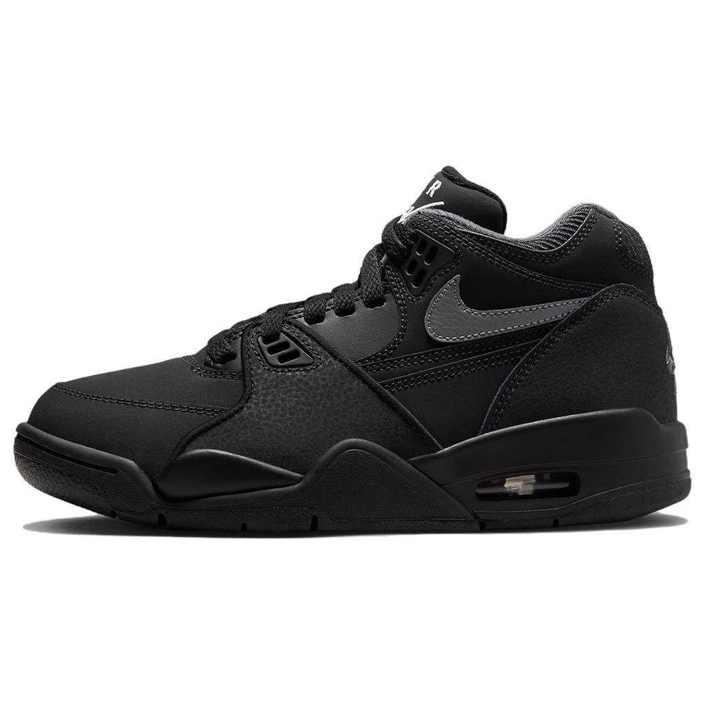 New Nike Air Flight 89 Black White Neutral Grey GS HF0406-014