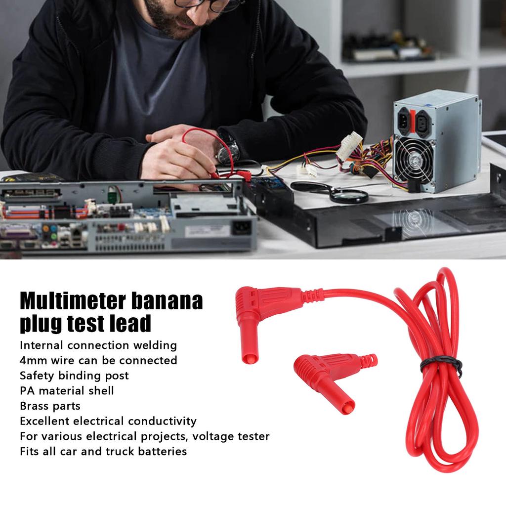 Multimeter Banana Plug Test Ld Brass PA Electrical Testing Lds for Voltage 4mm