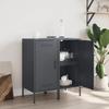 VidaXL Buffets 2 Pcs, Cabinets with Legs, Cupboards with Door, Storage Furniture Living Room Bedroom, Anthracite 843017