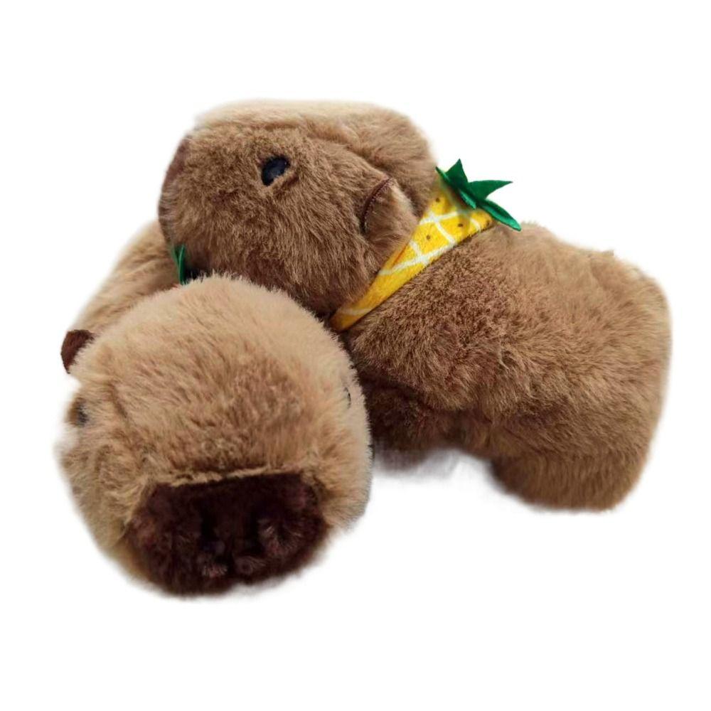 Stuffed Animals Capybara Plush Papa Circle Brown Lovely Capybara Wrist Circle Hand Ring