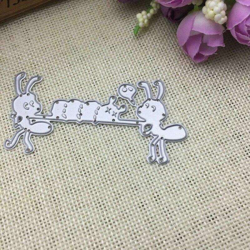 Резка муравьев, металлический трафарет, сделай сам, скрапбукинг, альбом, бумажная карта, тиснение, ремесло, высечка, насекомое