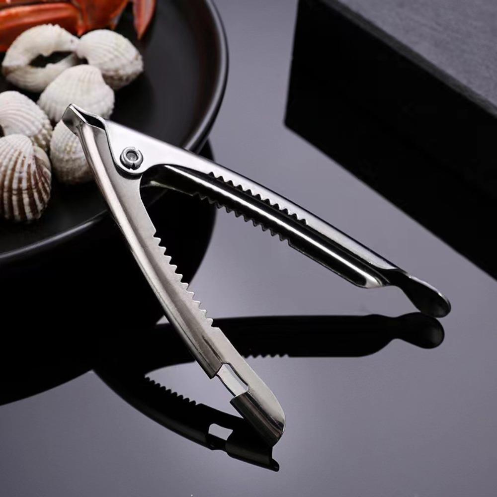 2 шт. Зажим для морского гребешка из нержавеющей стали, не ржавеющий, Открывалка для крабов, Зажимы для открытия устричных раковин, Моллюски