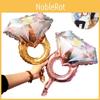 Perfect For Parties Diamond Ring Foil Ballons For Engagement Wedding Decorations