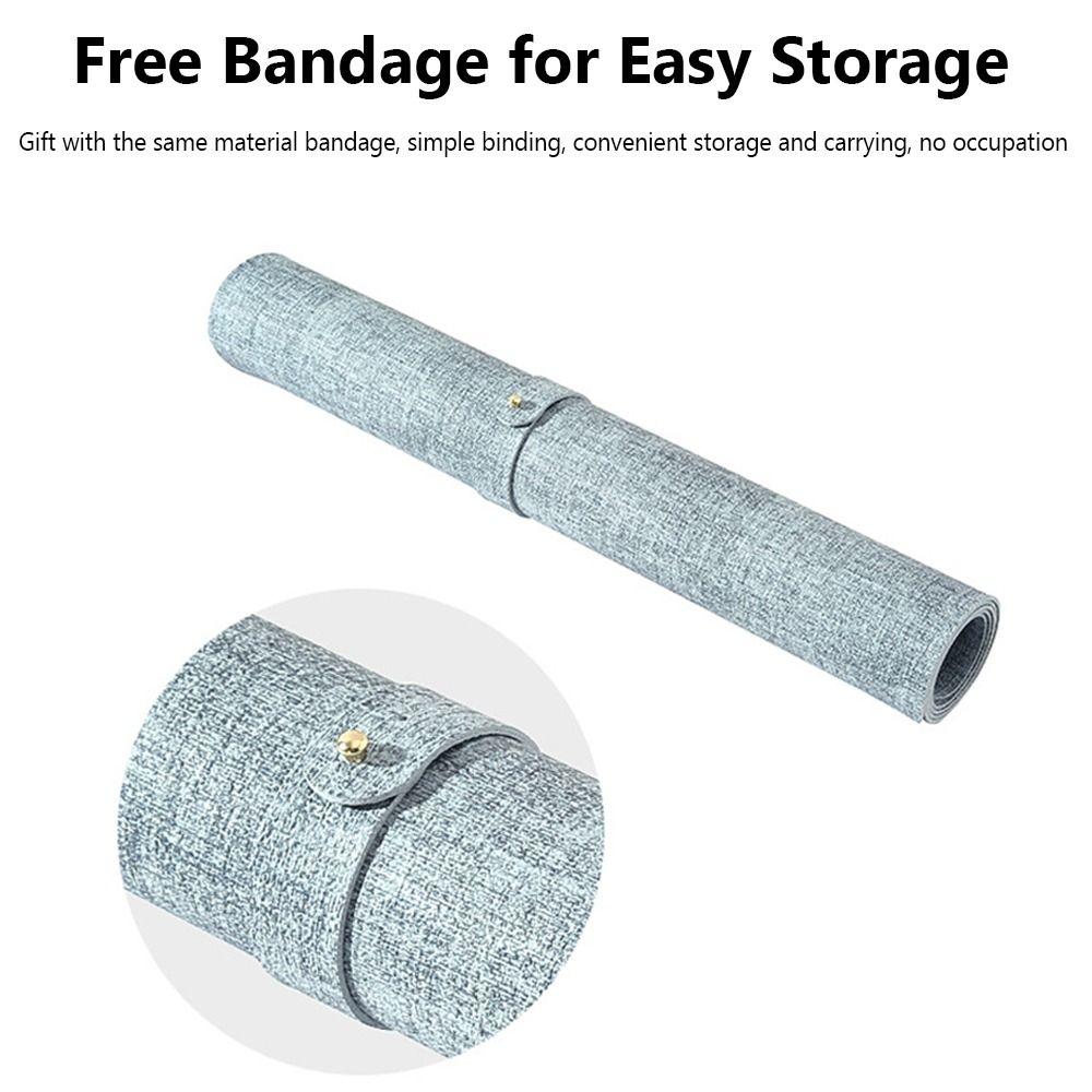 Extra Large Mouse Mat Leather Keyboard Mice Mat Durable Table Mat  Home Office