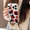 Милый чехол для телефона с рисунком помидора и черной кошки для Samsung Galaxy A14 A15 S21 S22 S23 S24 FE Plus Ultra A25 A35 A52 A53 A54 A55