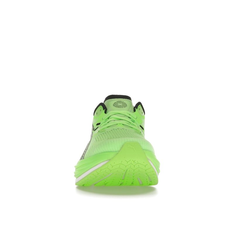 HYROX x Puma Deviate Nitro 3 Green Glare Мужские кроссовки Черные 311412-01