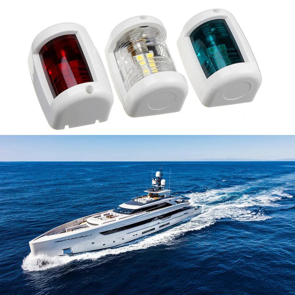 1pc Lights Navigation Lights Mini Port/Starboard LED 12 Volt Boat/Yacht Marine IP66 Waterproof PC Plastic Case Red/Blue/White