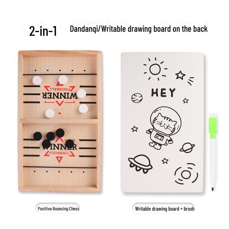 Интерактивная игра в шахматы для двух игроков с пружинами, вдохновленная Douyin, идеально подходит для веселых битв родителей и детей на компьютере.