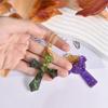 Diy Crystal Epoxy Mold Earrings Necklace Mold Pendant Decoration Various Styles Cross Irregular Mirror Silicone Mold