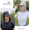 Breathable Summer Sun Cap Face Neck Protection Flap Bucket Hat Travelling Fishing Hat  Jungle Farm