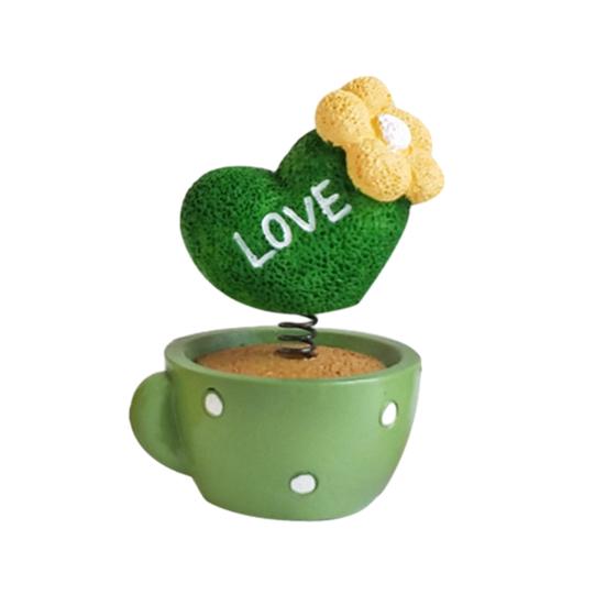 4 шт./набор Автомобильные украшения Смола Суккуленты Кактус Мини Зеленое растение Бонсай