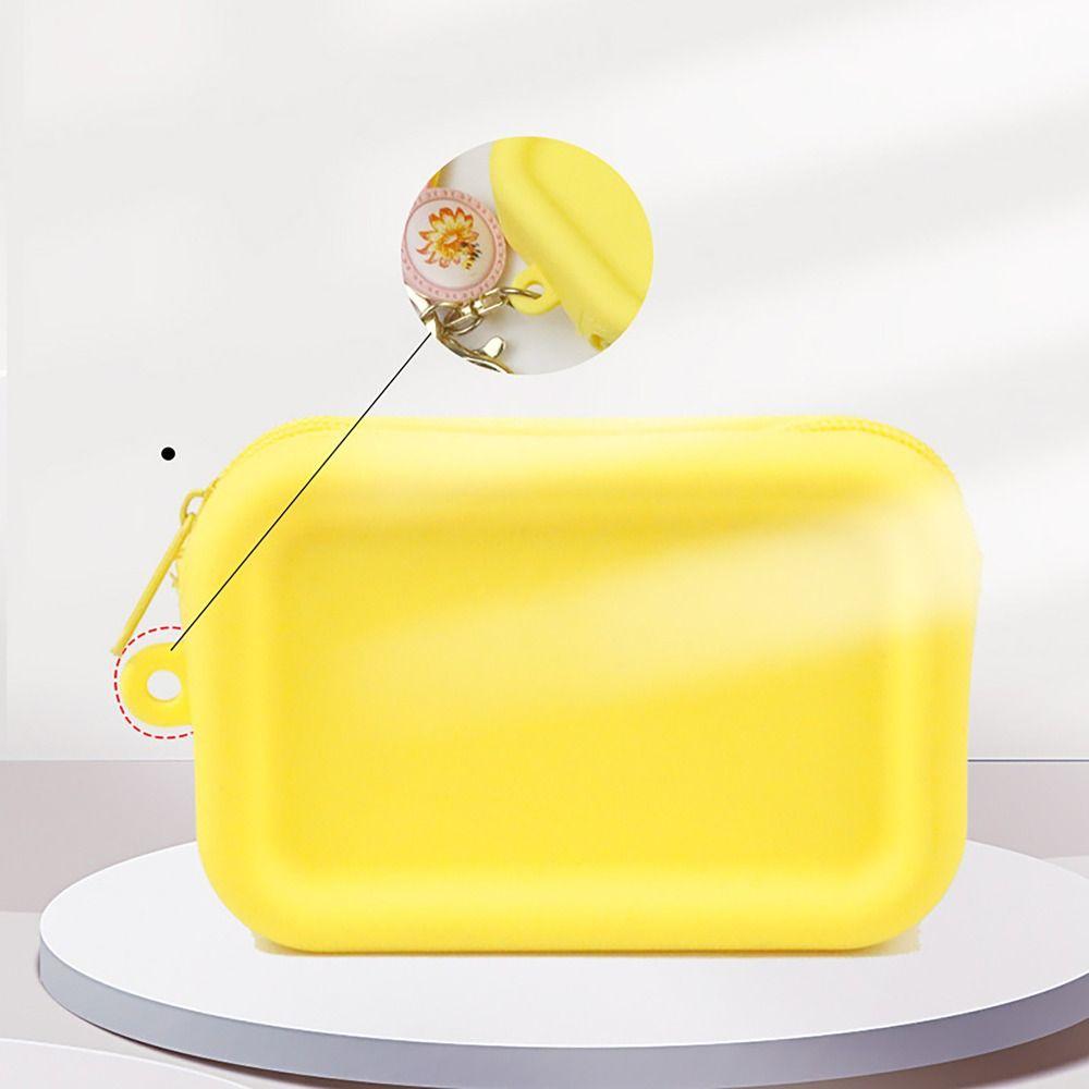 Силиконовый органайзер косметичка водонепроницаемая сумка для наушников винтажный кошелек портмоне для студентов