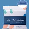 Extra Large Compressed Cotton Travel Towels: Disposable, Thick, Individually Wrapped, and Portable for Face and Body.