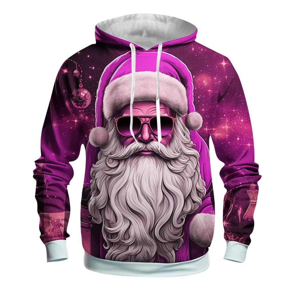 Мужское теплое плюшевое пальто с принтом, флисовый свитер, повседневное пальто, свитер с карманами, зимнее пальто