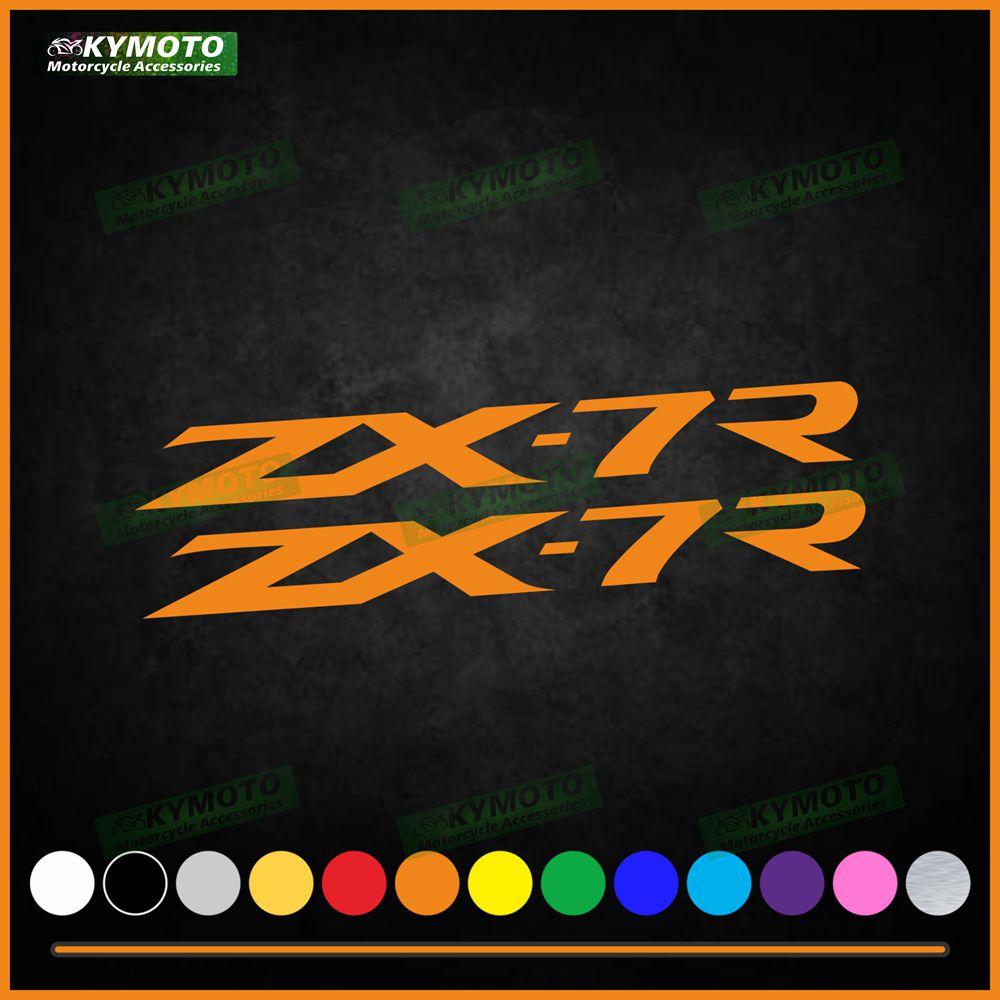 For ZX-7R ZX7R motorcycle accessories decals fairing decoration helmet fuel tank engine logo reflective waterproof sticker