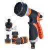 Multiple Interfaces Spray Lawn Watering Multi-Function Car Wash High Pressure Durable Hand-Held Tool Hose Sprinkle Nozzle Garden