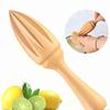 Wooden Lemon Fruit Juice Squeezer Kitchen Tools Fruit Orange Juice Extractor Beech Lemon Cone