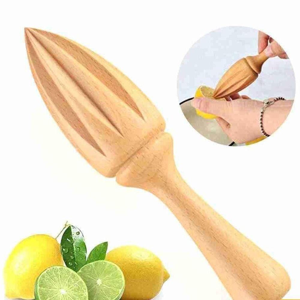Wooden Press Cone Manual Juicer Log Color Fruit Orange Juice Extractor Lemon Fruit Juice Squeezer