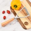 Wooden Handle Vegetable Smasher Aluminum Zinc Zinc Alloy Garlic Press Potato Masher Complementary Food