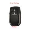 Чехол для ключа автомобиля для Toyota Hilux 2024 Yaris Corolla 2023 Rav4 2021 CHR Revo Auris Innova Highlander Venza Держатель для ключей