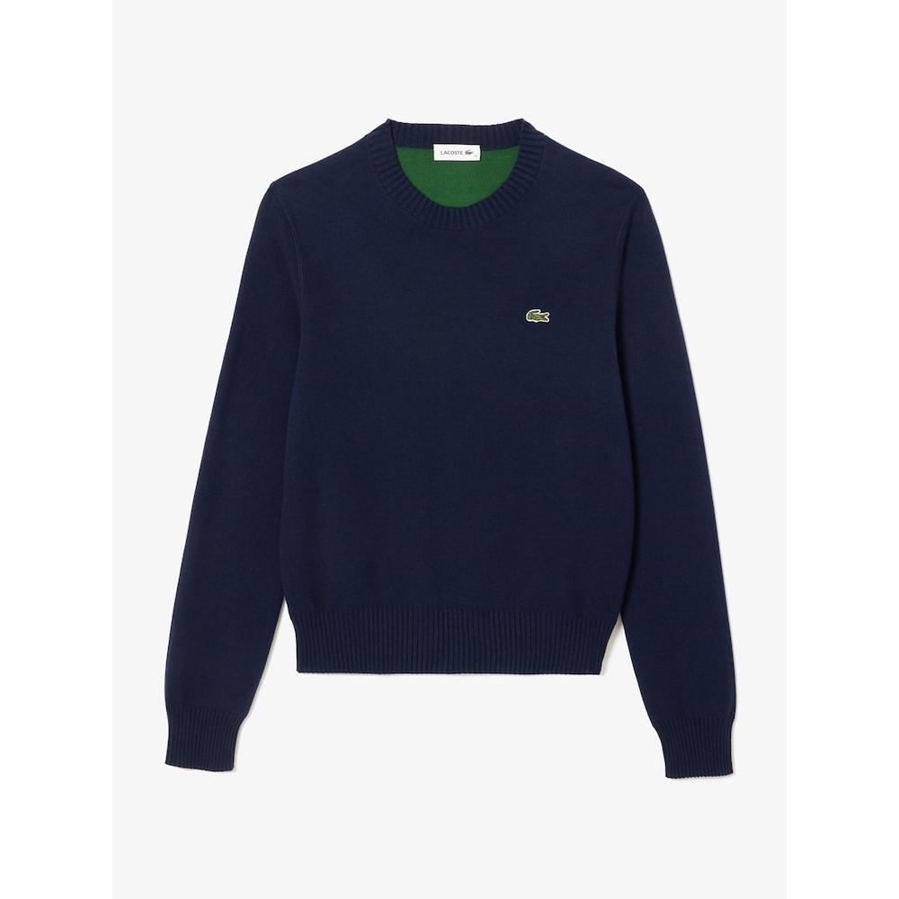 Lacoste Женский свитер с круглым вырезом из хлопковой смеси Af3323 54n 166 q2nAf3323 54n166