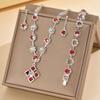 Fashion european and american bridal suit, full diamond stylish necklace, bracelet, earrings, casualsuit, dress accessories