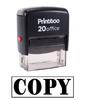 Printtoo Self Inking COPY Rubber Stamp Office Stationary Custom Stamp-Black