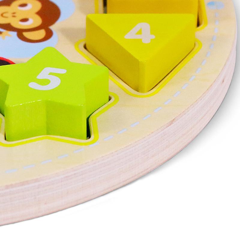 Конструктор Часы Игрушка для Детей / Цифровая Образовательная Игрушка для Раннего Обучения / Набор Бусин для Распознавания Времени